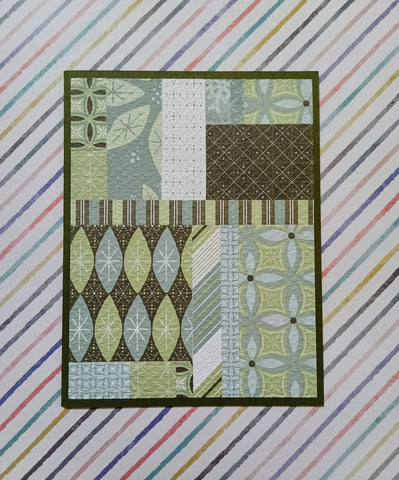 Blue Green Card Scrap Card 3