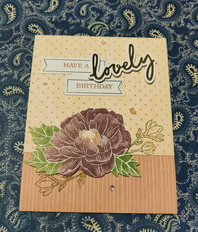 Purple Floral Birthday