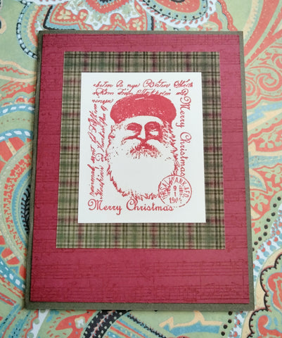 Santa Stamped Christmas