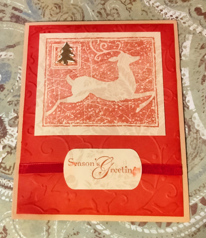 Embossed Seasons Greetings